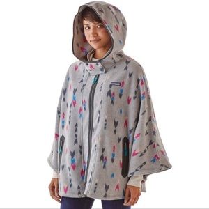 Patagonia Synchilla Fleece Hooded Poncho M/L